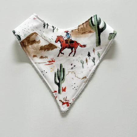Wild West bandana bib