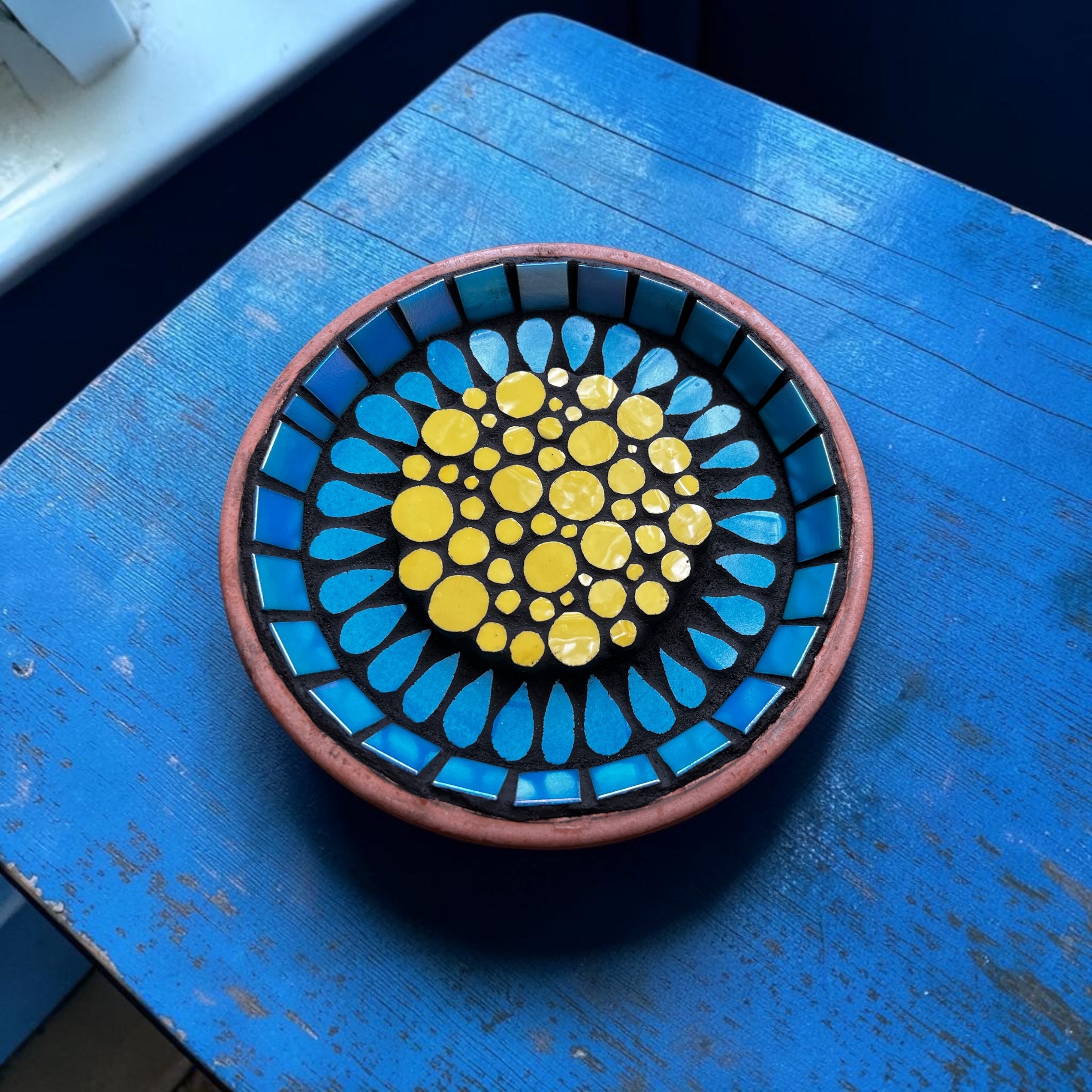 Mosaic Bee Bath