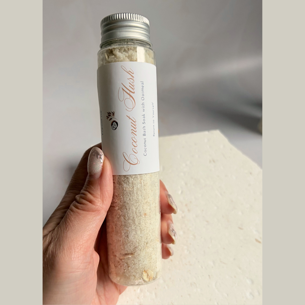 Coconut Hush Bath Soak | Coconut Milk, Oatmeal & Mineral Bath Salts