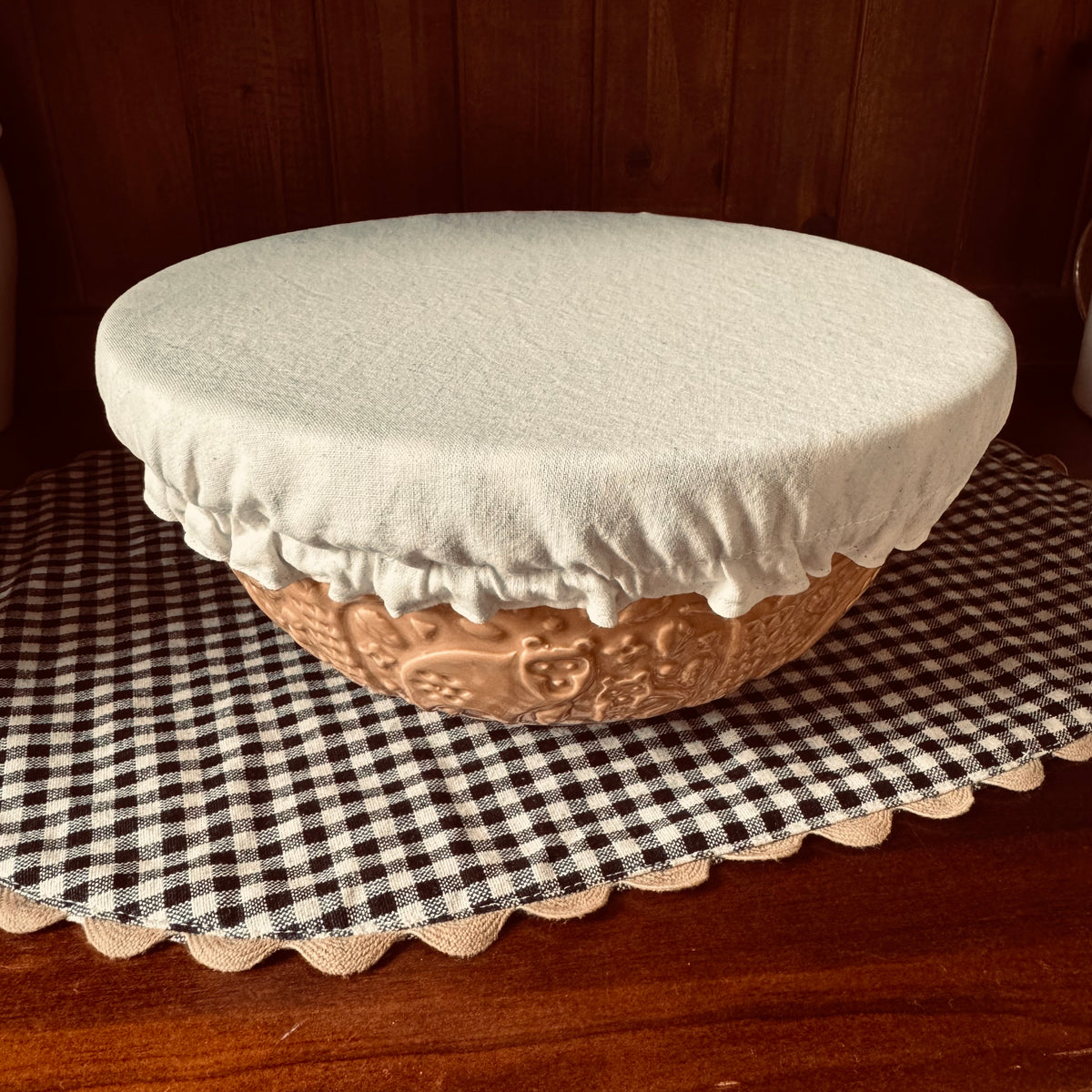 Natural Cotton Sourdough Bowl Cover – Bread Proofing Cover