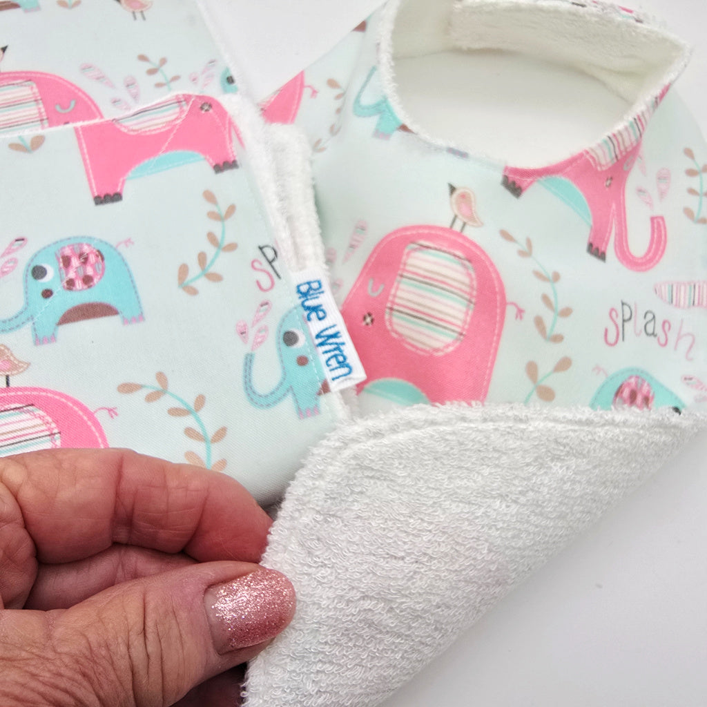 Baby Bib and Wash Cloth Gift Set