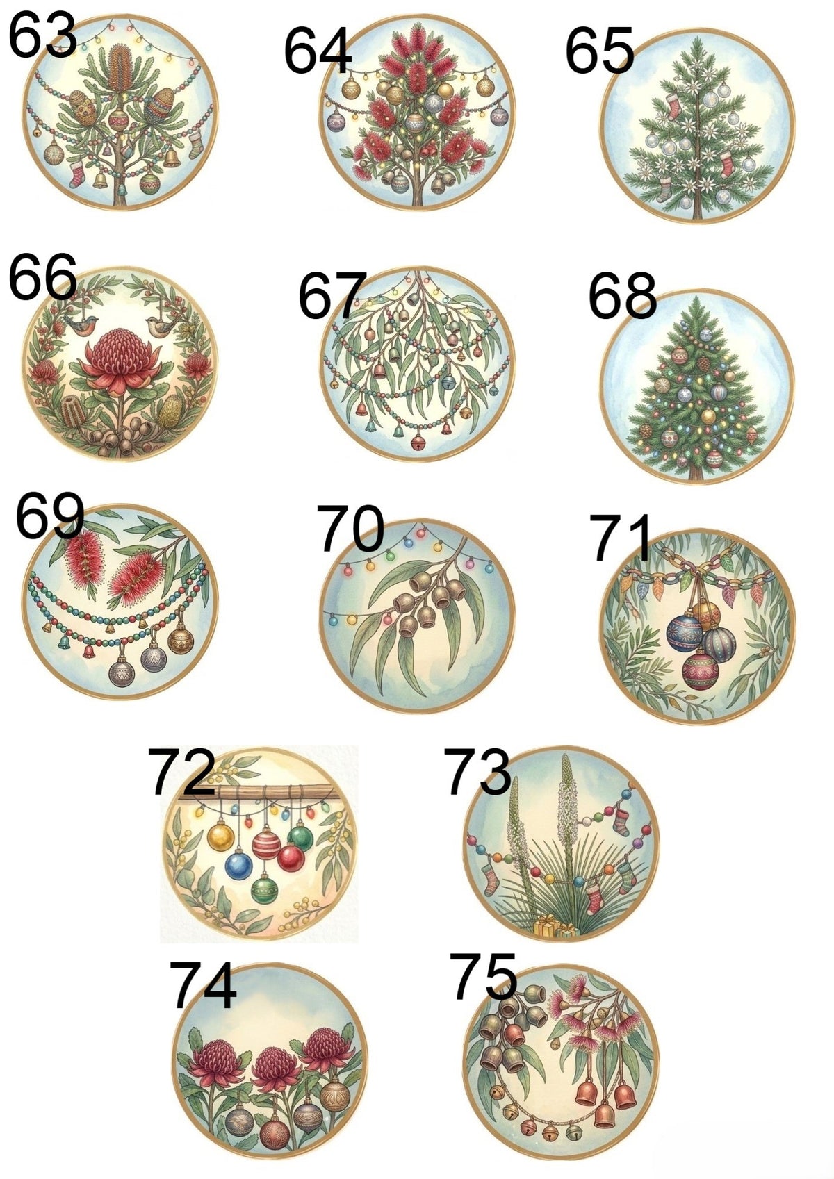 Unique Australian Animal Christmas Decorations, create your set