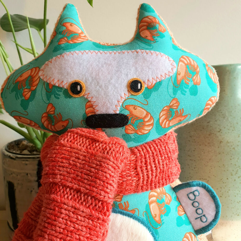 BOOP Handmade Wolf Fabric Soft Toy