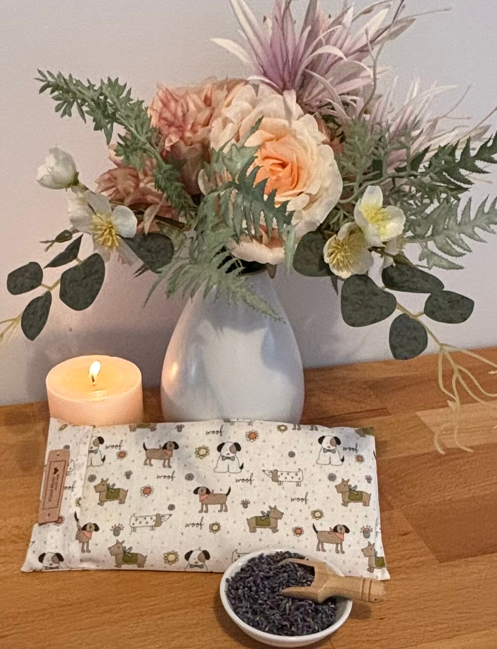 Lavender Eye Pillows with removable pillowcase