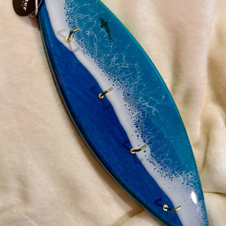 Surfboard Wall Key Holder