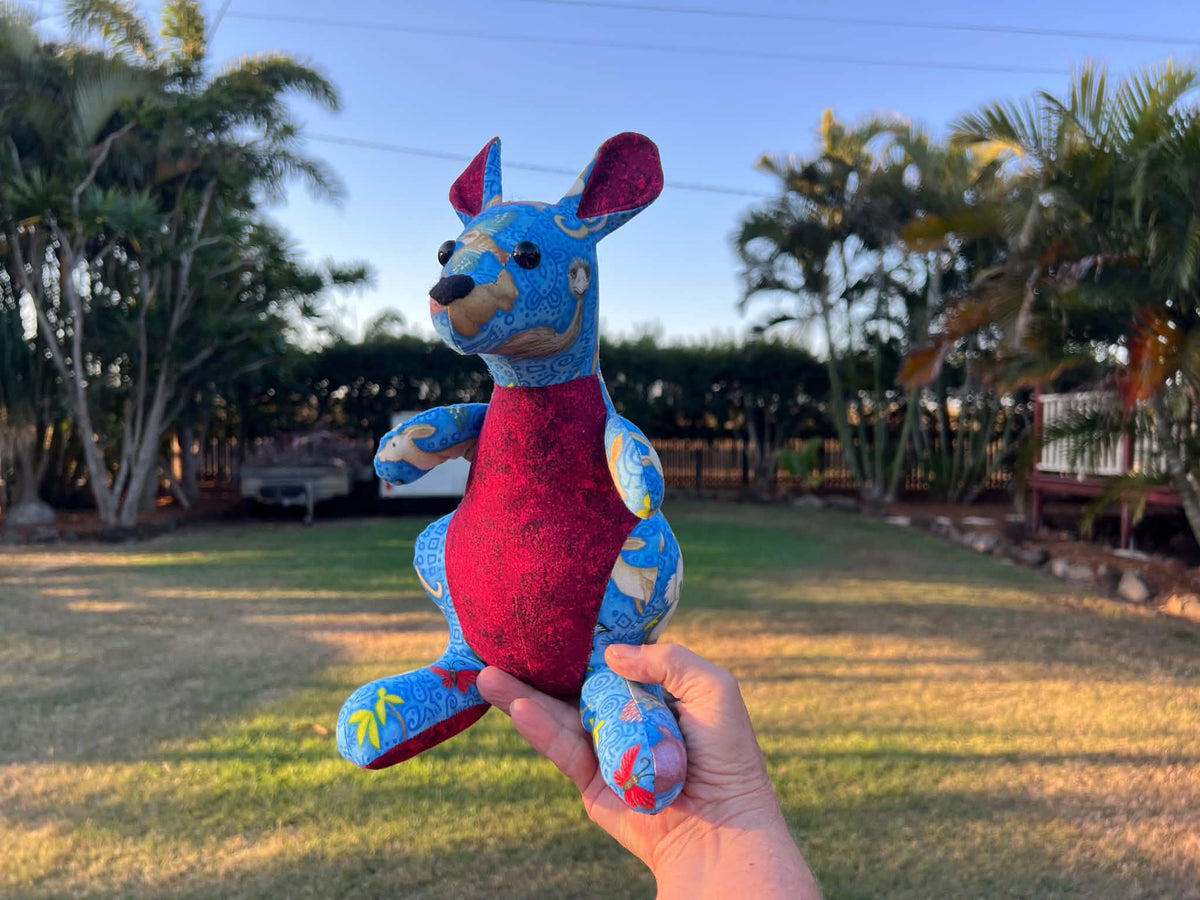 Handmade Fabric Kangaroo