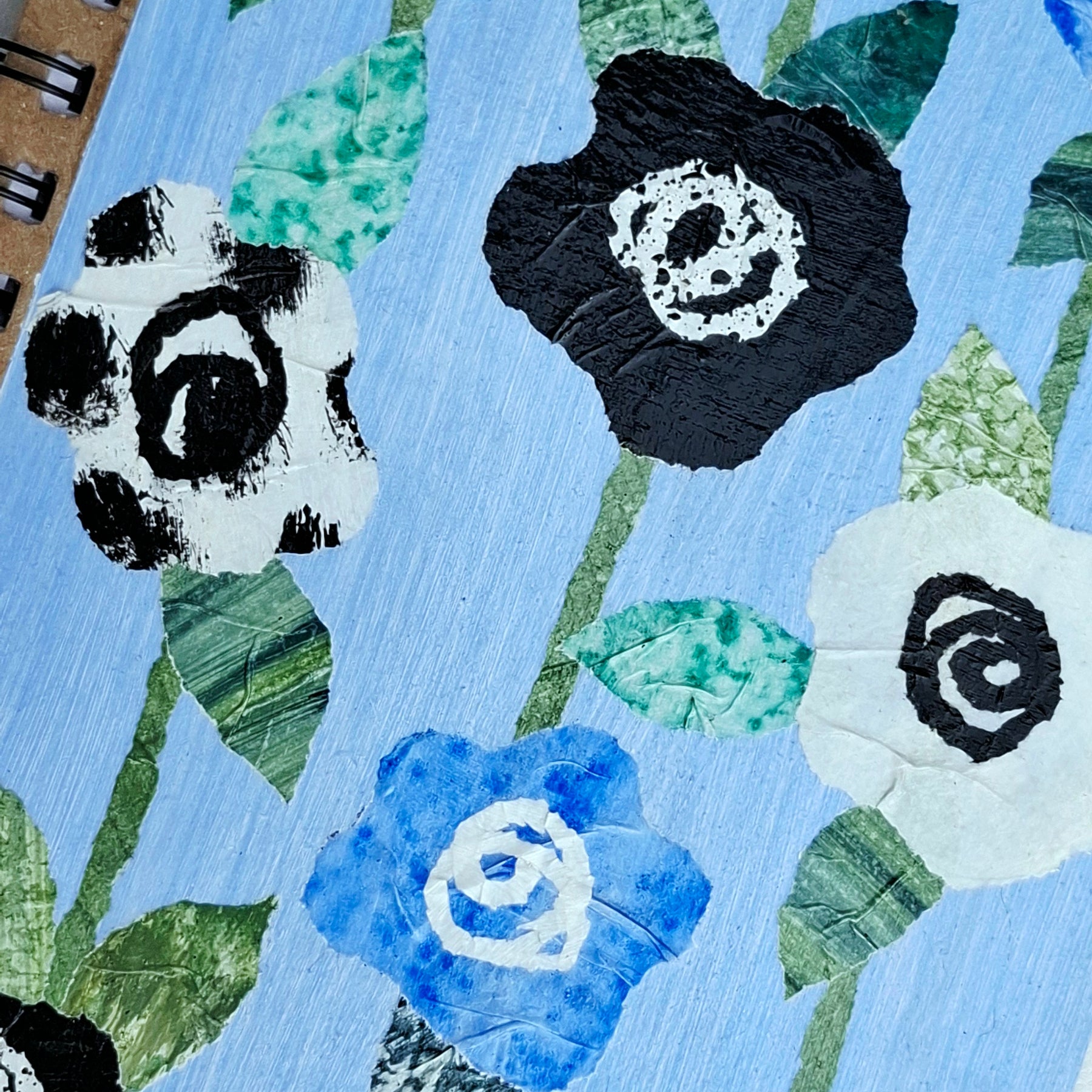 Hand Decorated A5 Notebook - Design 3