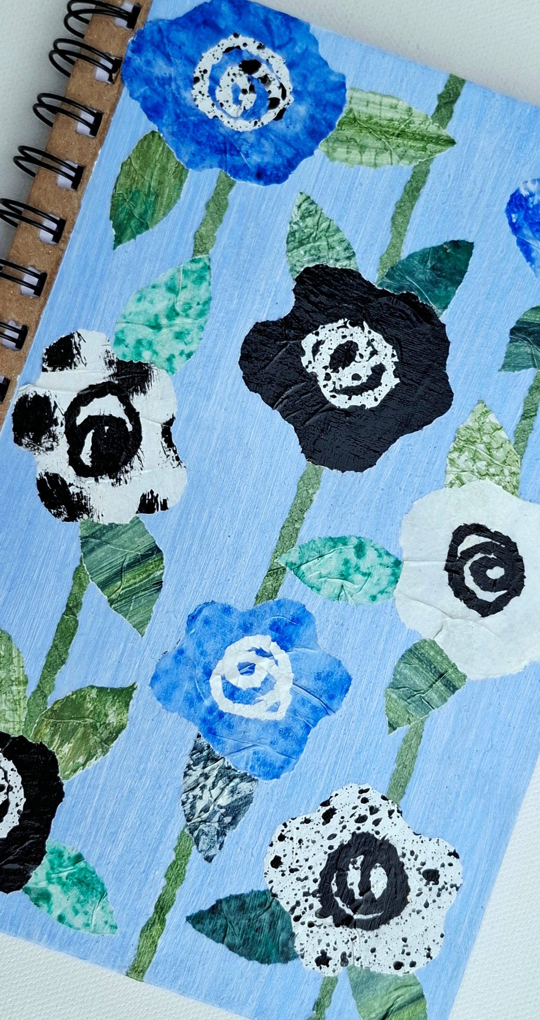 Hand Decorated A5 Notebook - Design 3