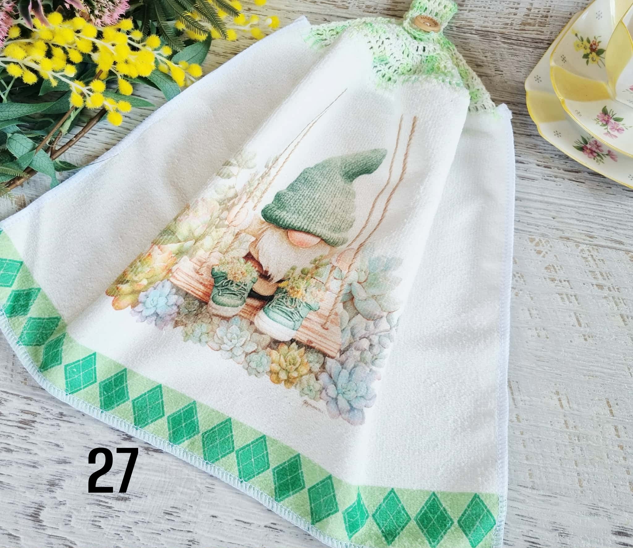 Kitchen Hand Towel | Hanging | Polyester Microfibre | SINGLE LAYER | 9 Styles - 19 - 27