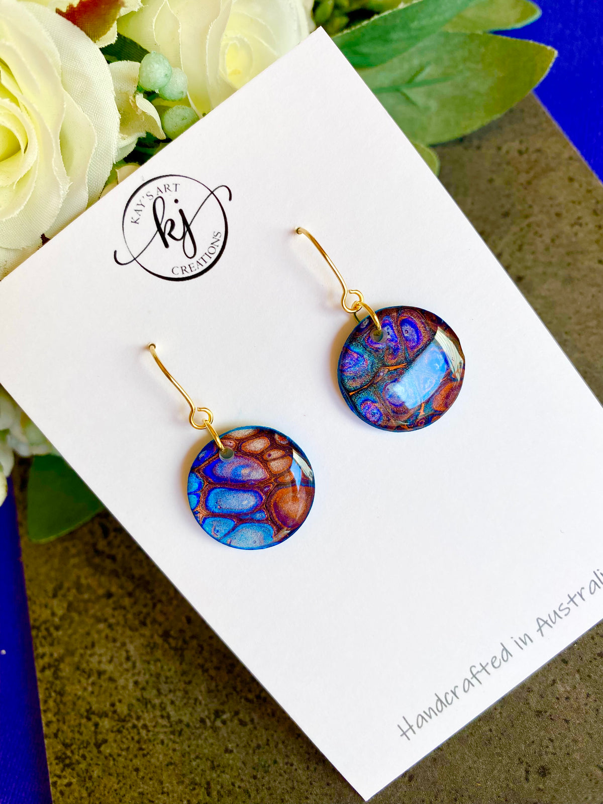 Wearable Art Unique Dangle Earrings