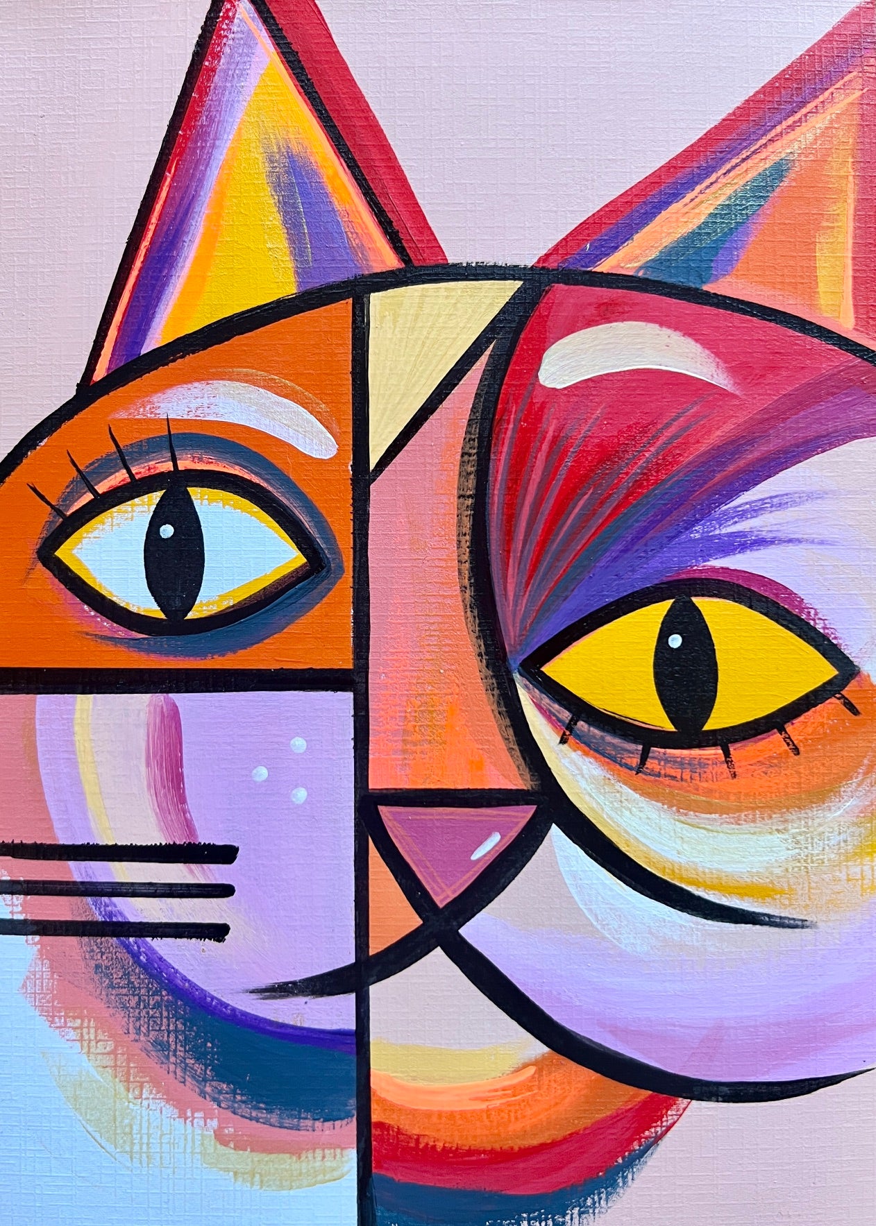 Purrcasso fine art print