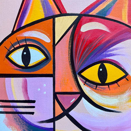 Purrcasso fine art print