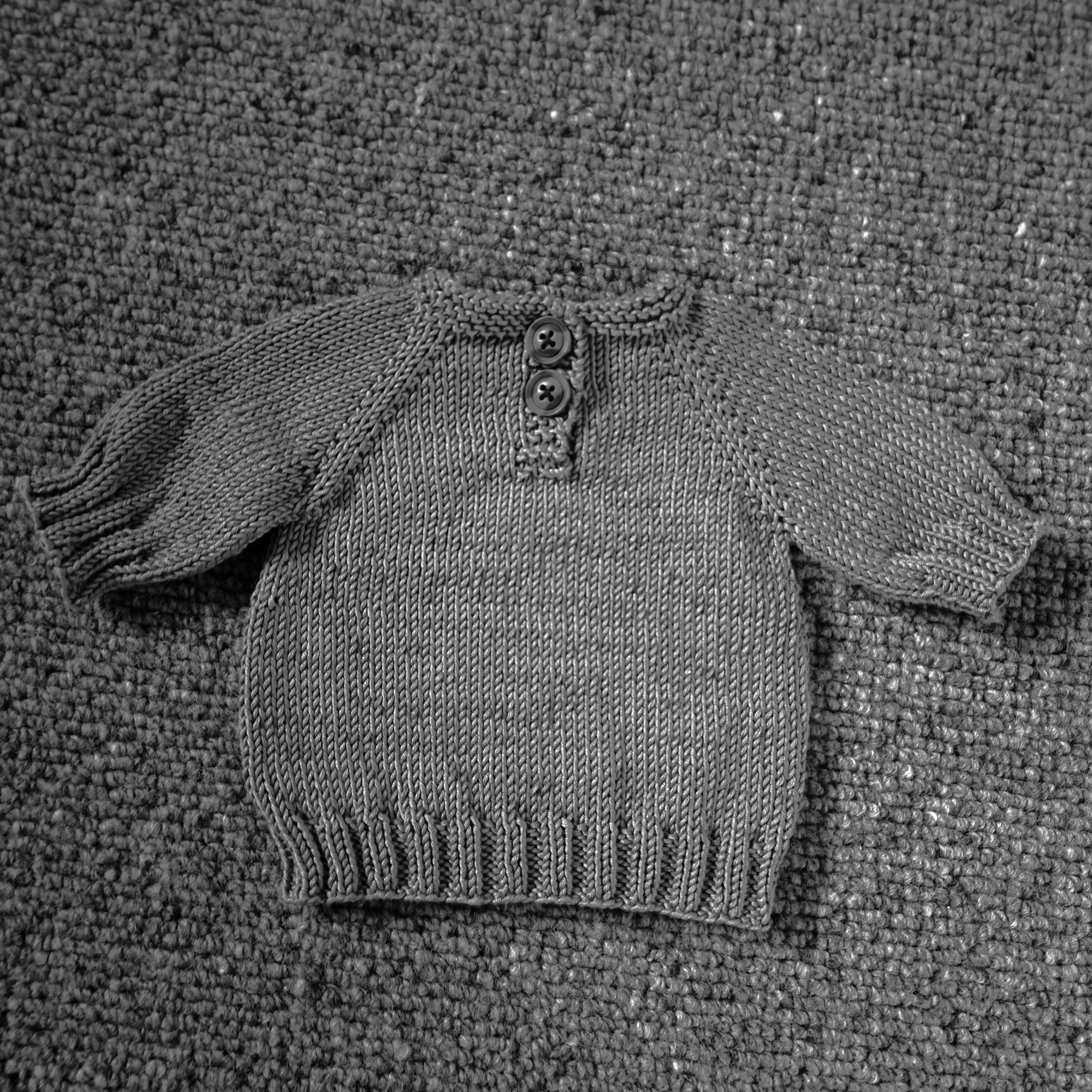 Bamboo-cotton Teeny Baby Snuggly Sweater Sz 0 -3mths