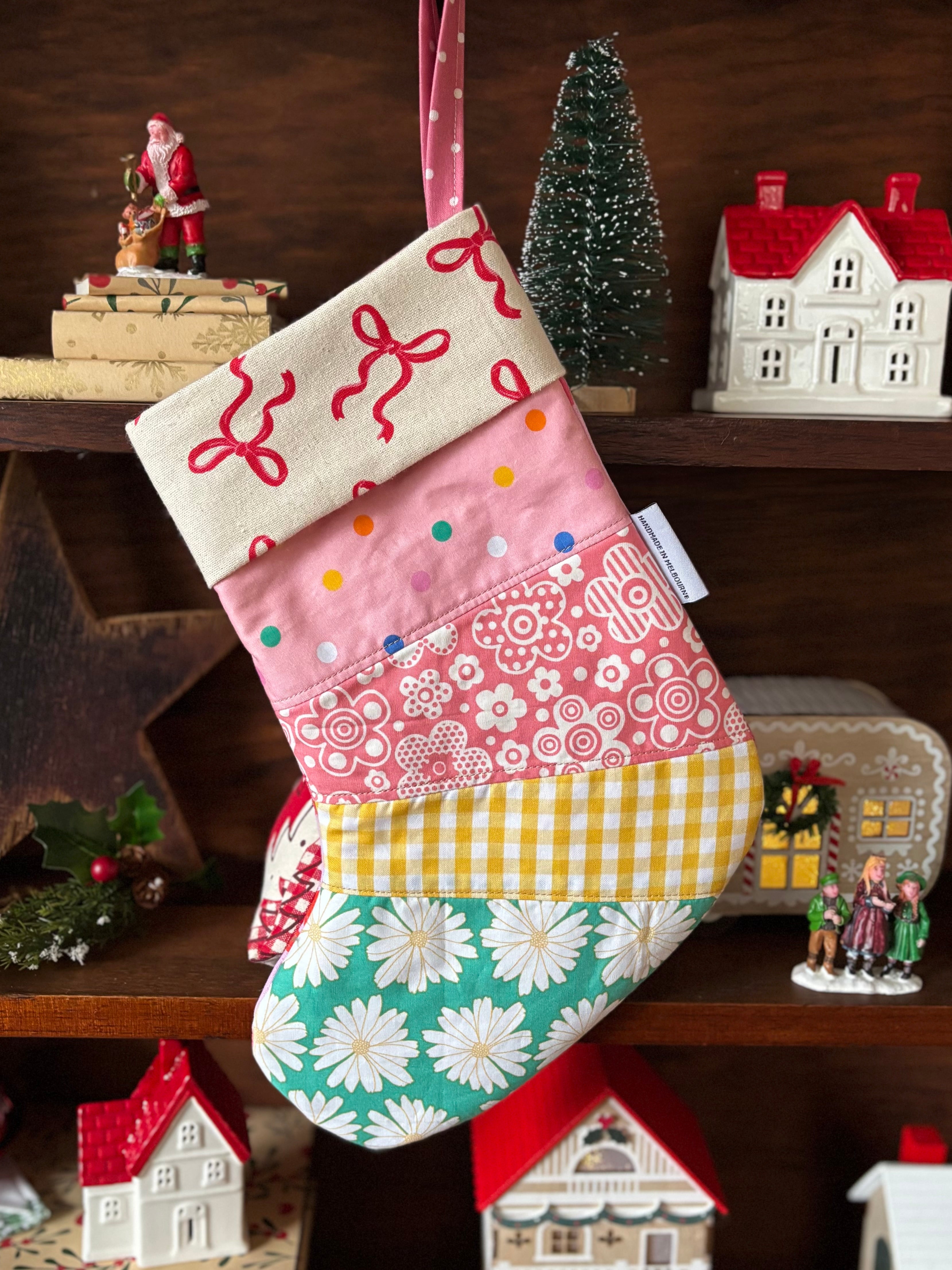 Christmas Santa Stocking Small Size