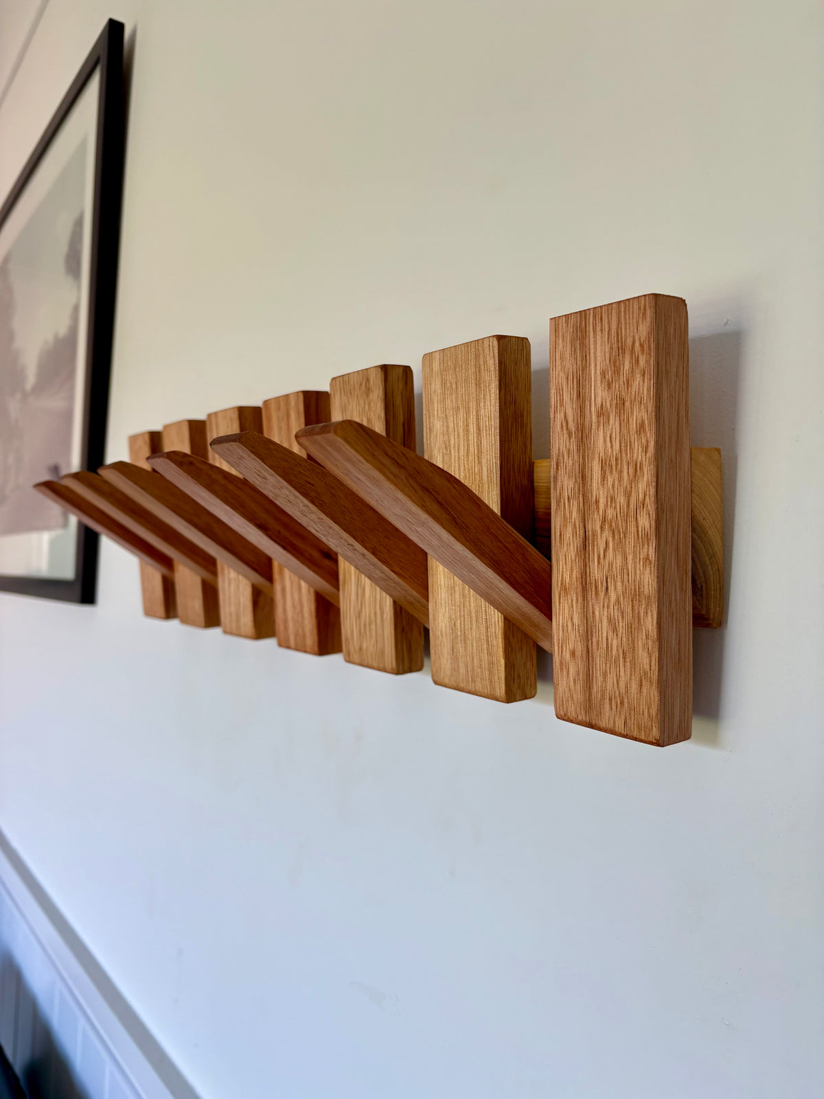 No.2 Tasmanian oak Piano style Coatrack