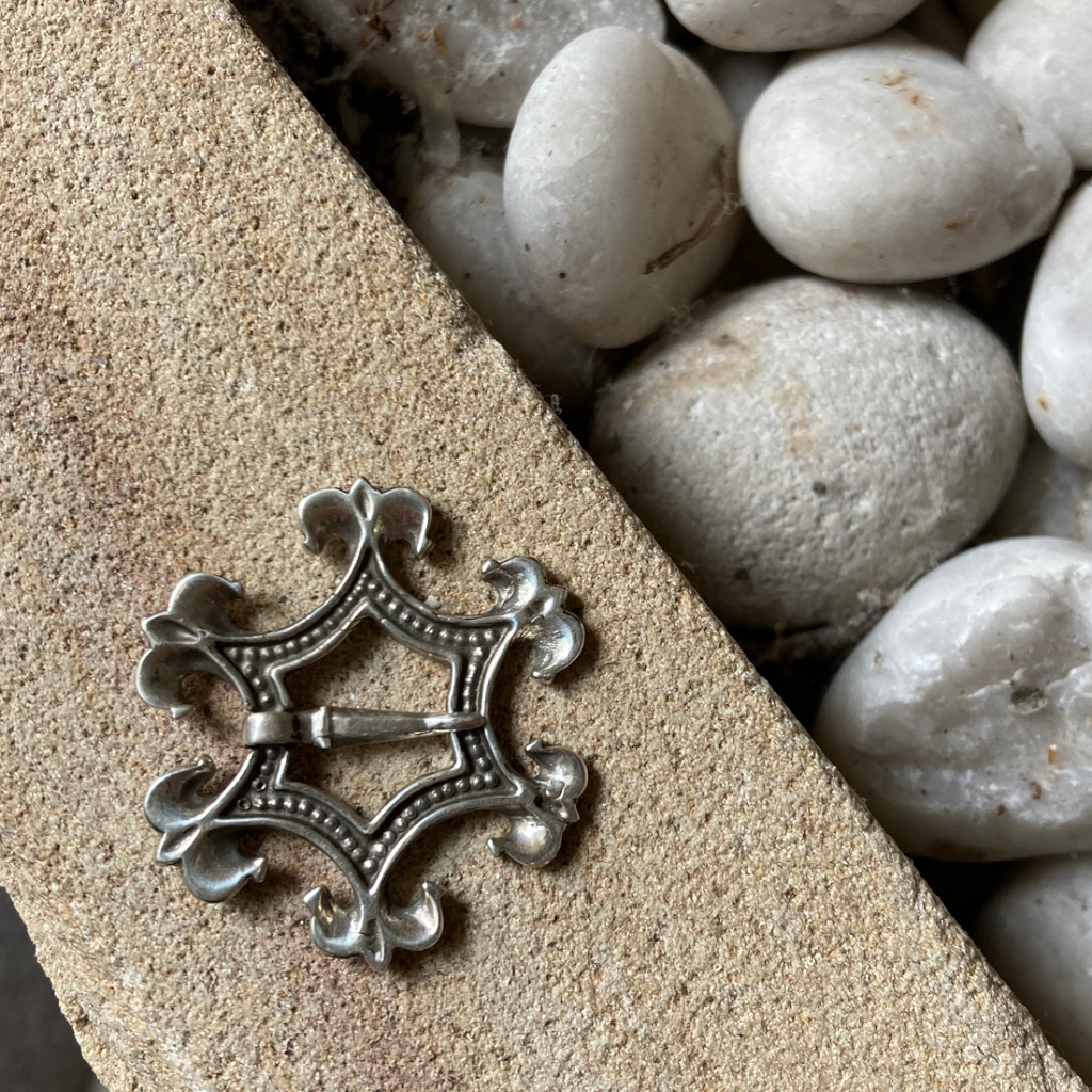 Sterling Silver Fleur-de-Lis Brooch