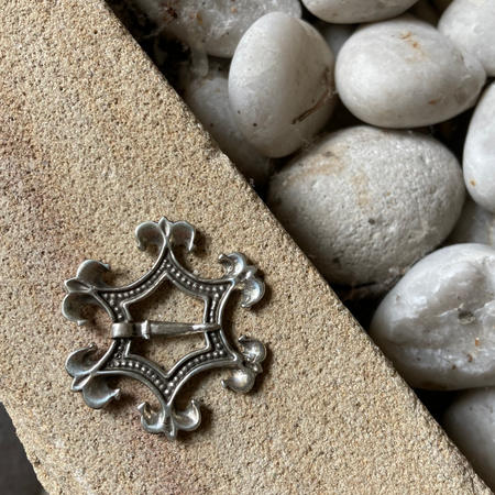 Sterling Silver Fleur-de-Lis Brooch