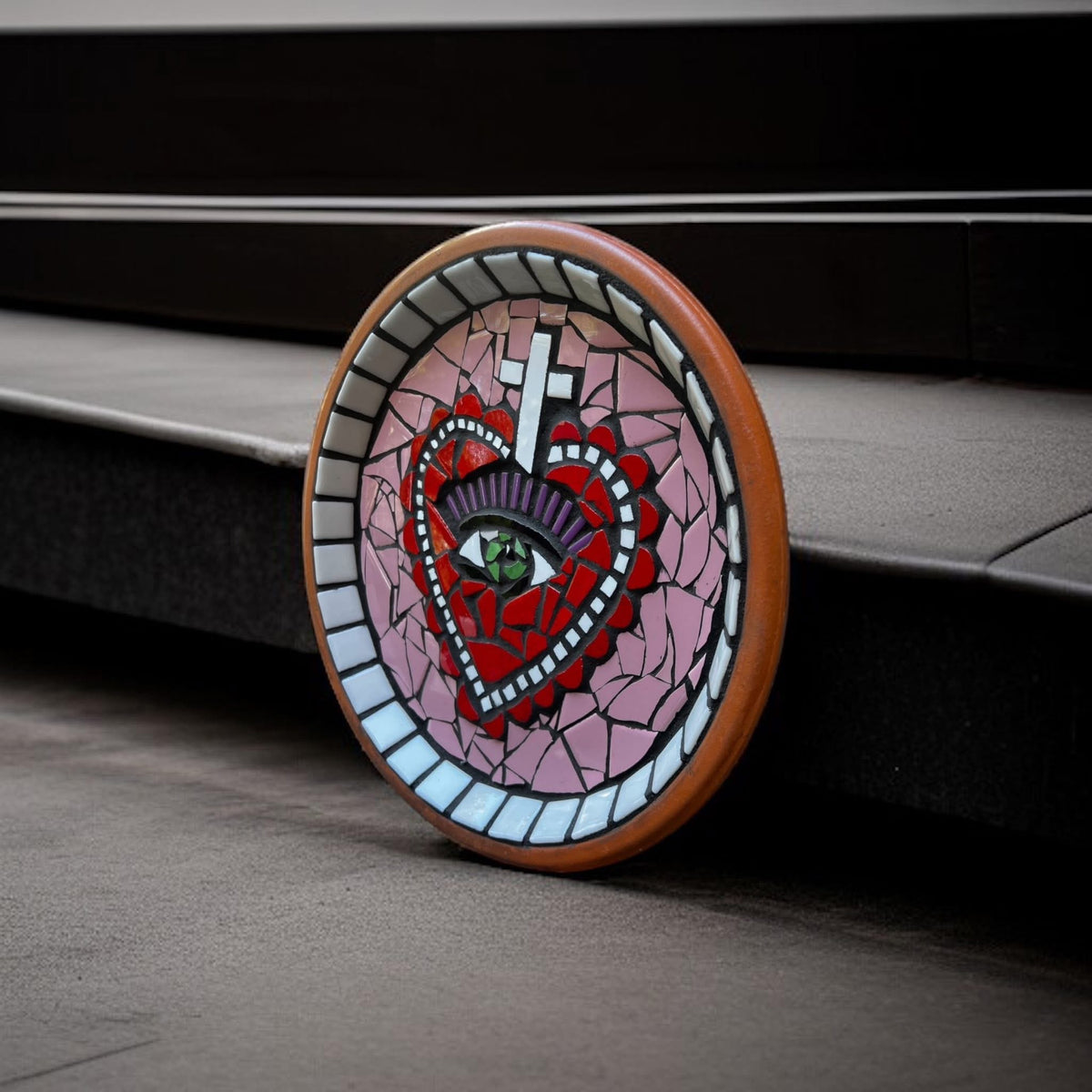 Mosaic Birdbath.