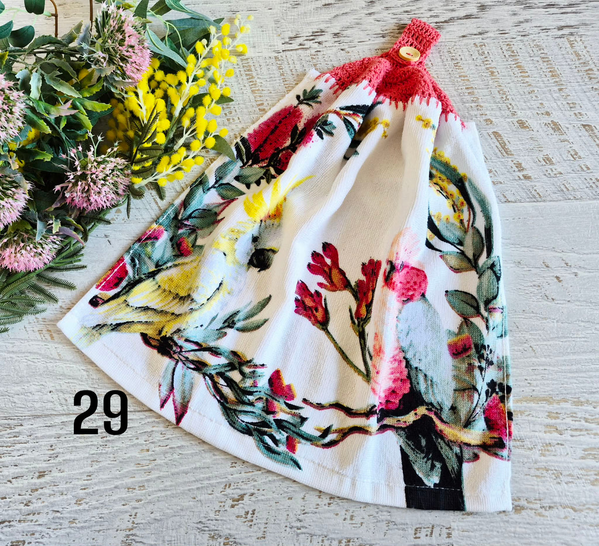 Kitchen Hand Towel | Hanging | Cotton | SINGLE LAYER - 9 Styles - 28-36