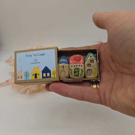 Tiny Ceramic Village -  Misty Lane