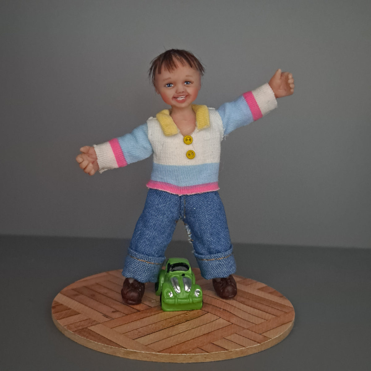 1:12 scale doll/ Polymer clay OOAK doll