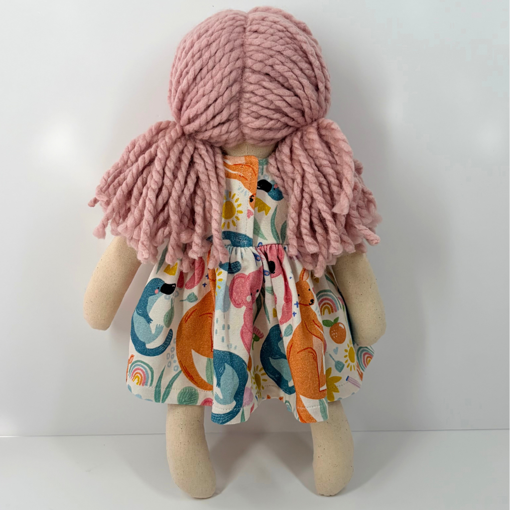 Handmade Fabric Doll (35cm)- Gracie