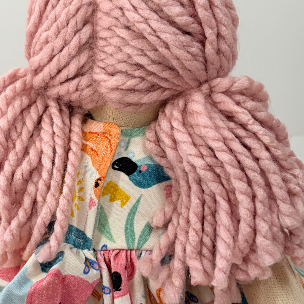Handmade Fabric Doll (35cm)- Gracie