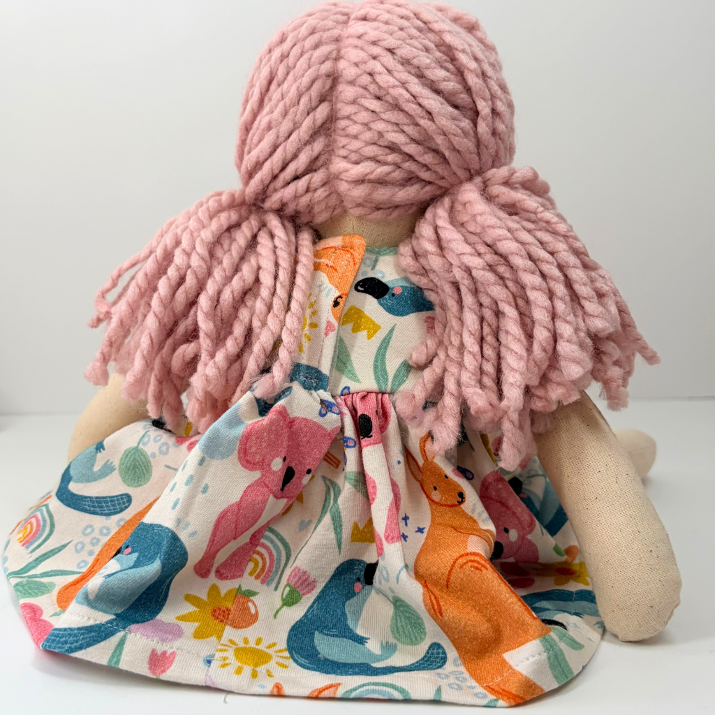 Handmade Fabric Doll (35cm)- Gracie