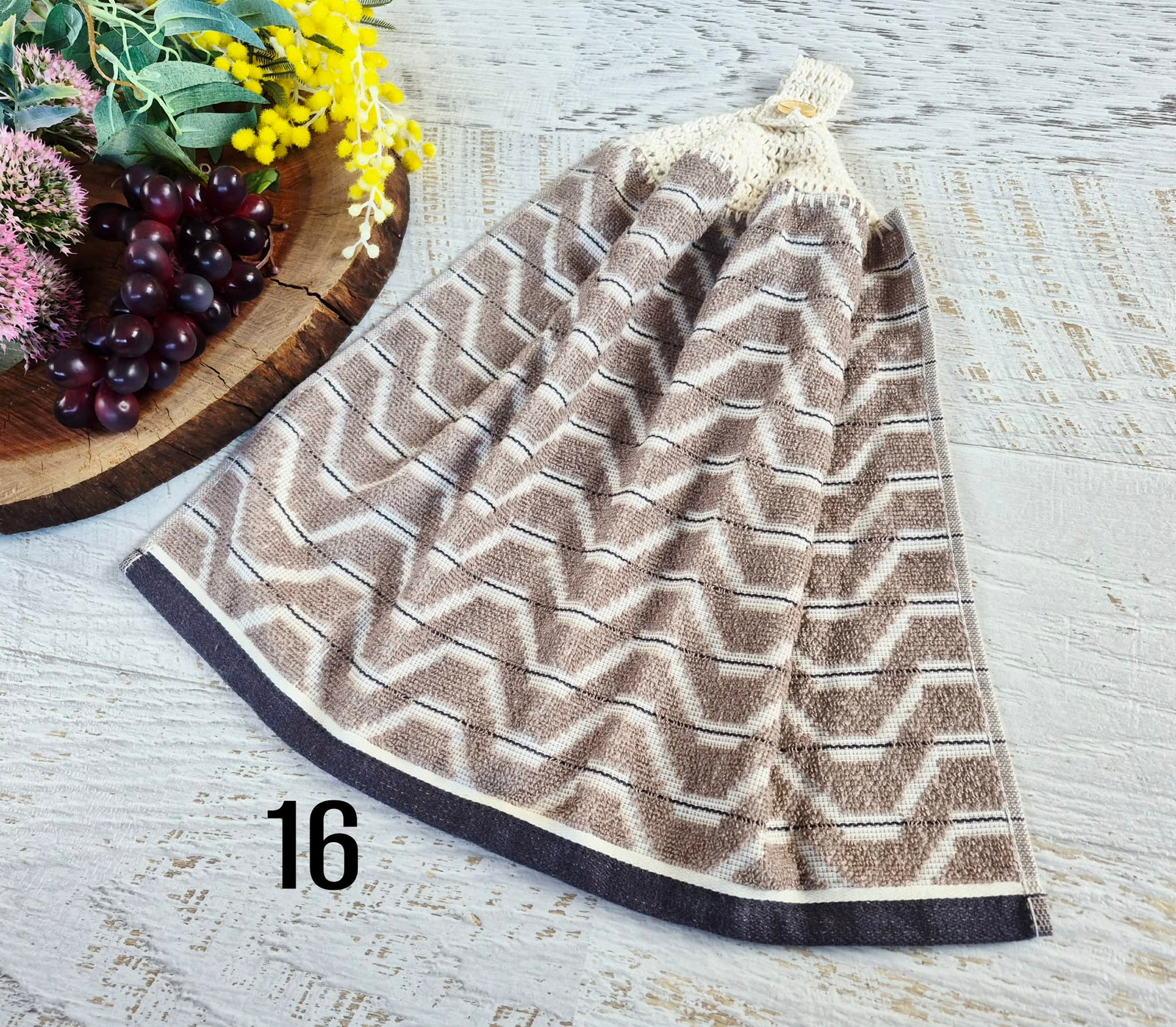 Kitchen Hand Towel | Hanging | Cotton | SINGLE LAYER | 9 Styles - 10-18