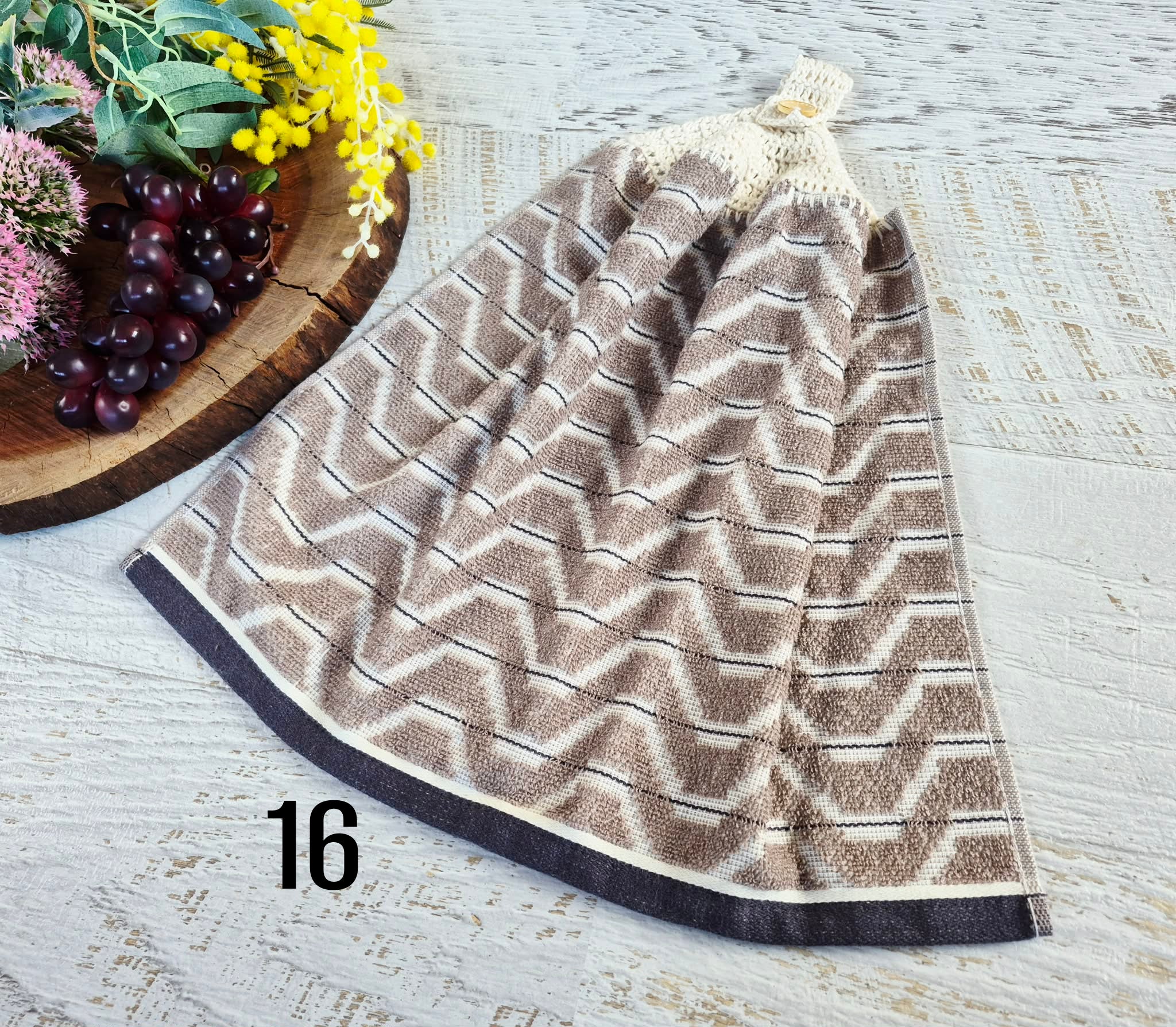 Kitchen Hand Towel | Hanging | Cotton | SINGLE LAYER | 9 Styles - 10-18