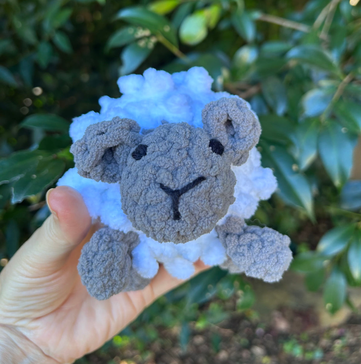 Little Fluffy Sheep - Crochet Toy