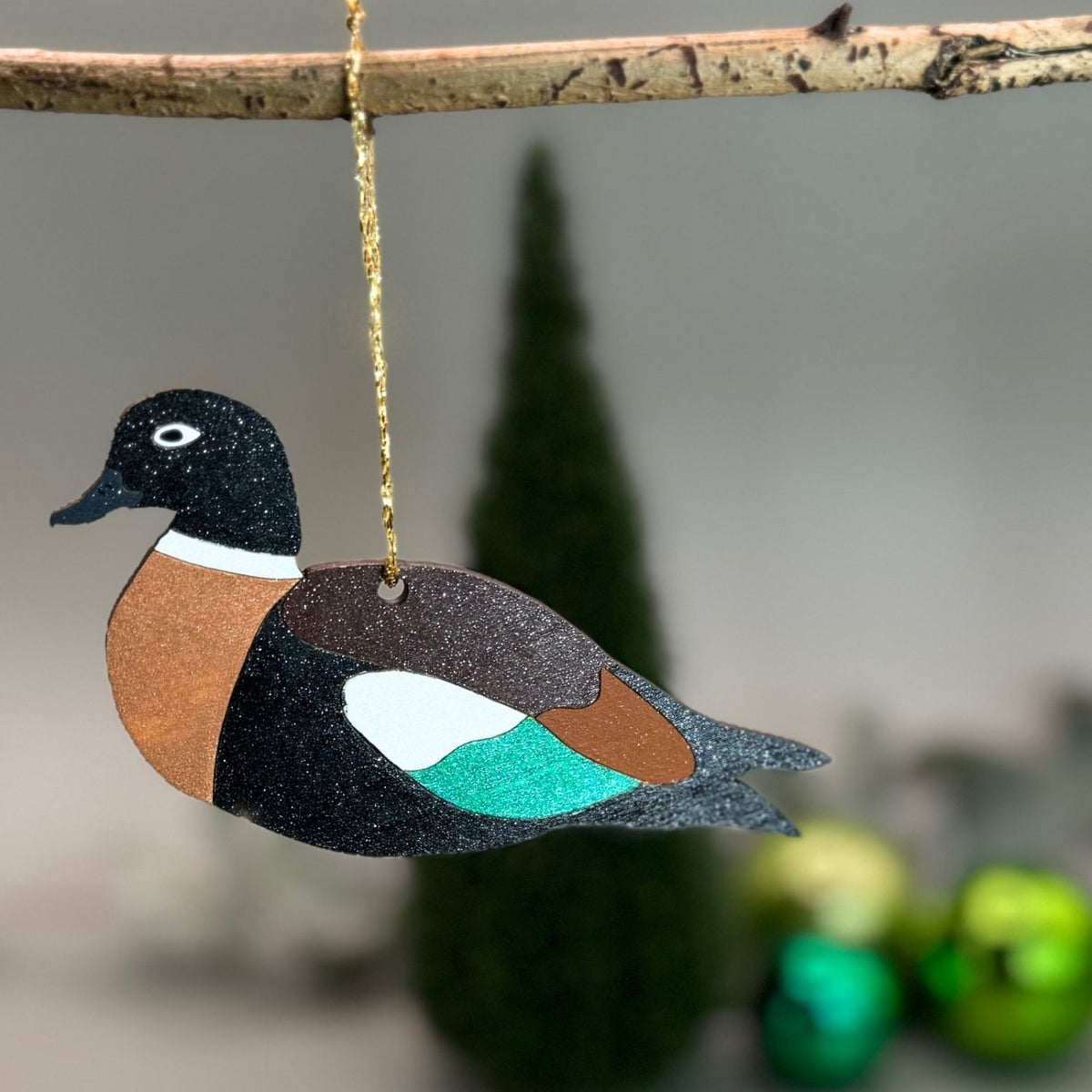 Australian Shelduck Hand Painted Christmas Decoration