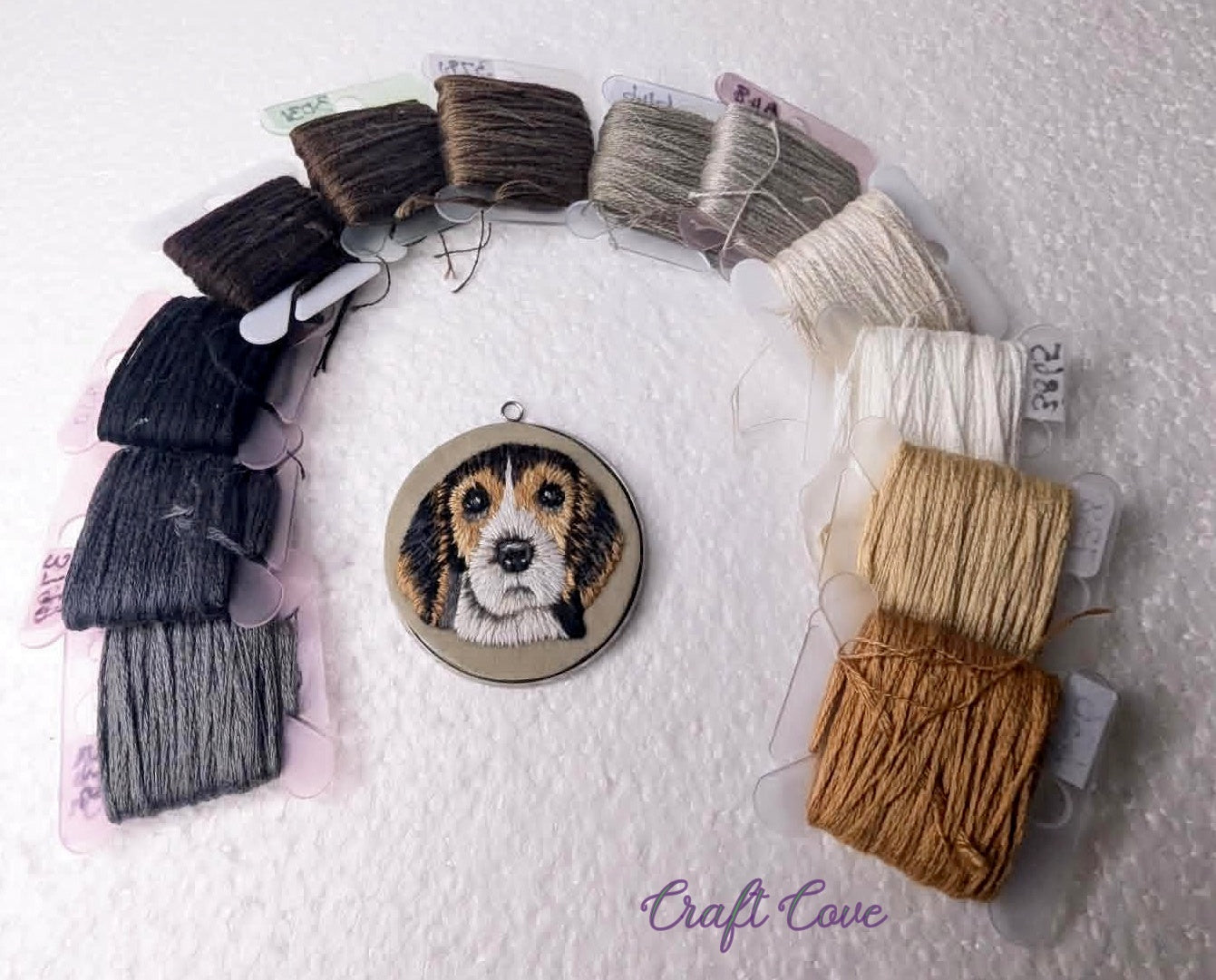 Mini Hand Embroidered Jewellery
