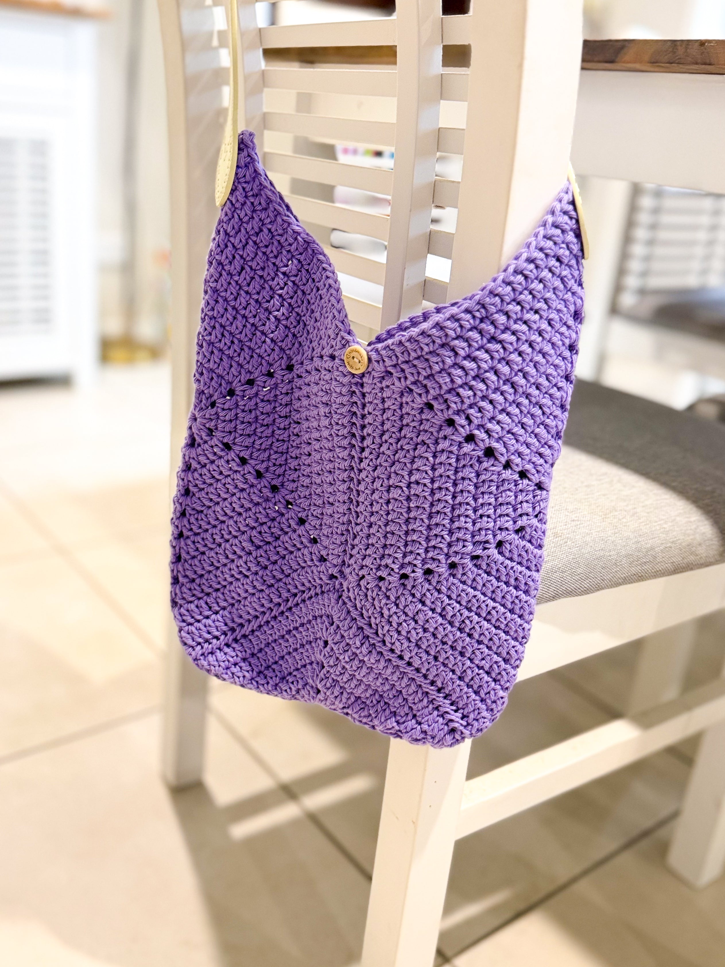 #104 Symmetry Bag with Faux Handles