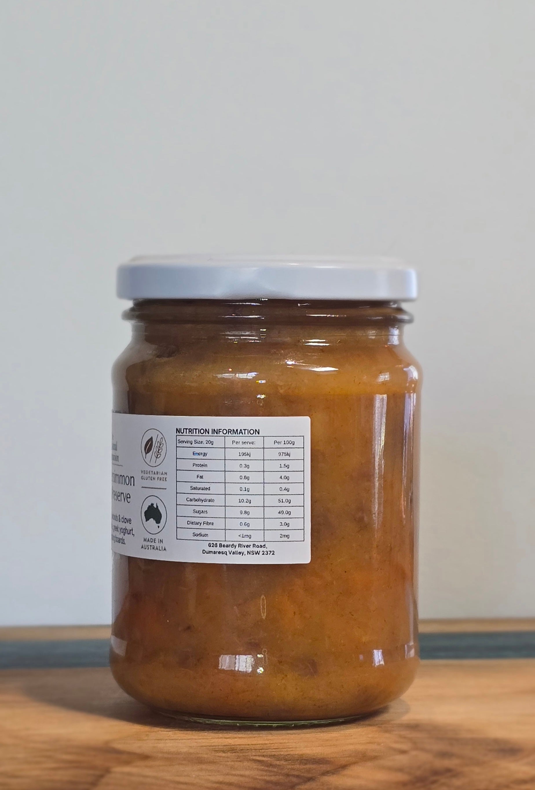 Honeyed Persimmon & Walnut Preserve