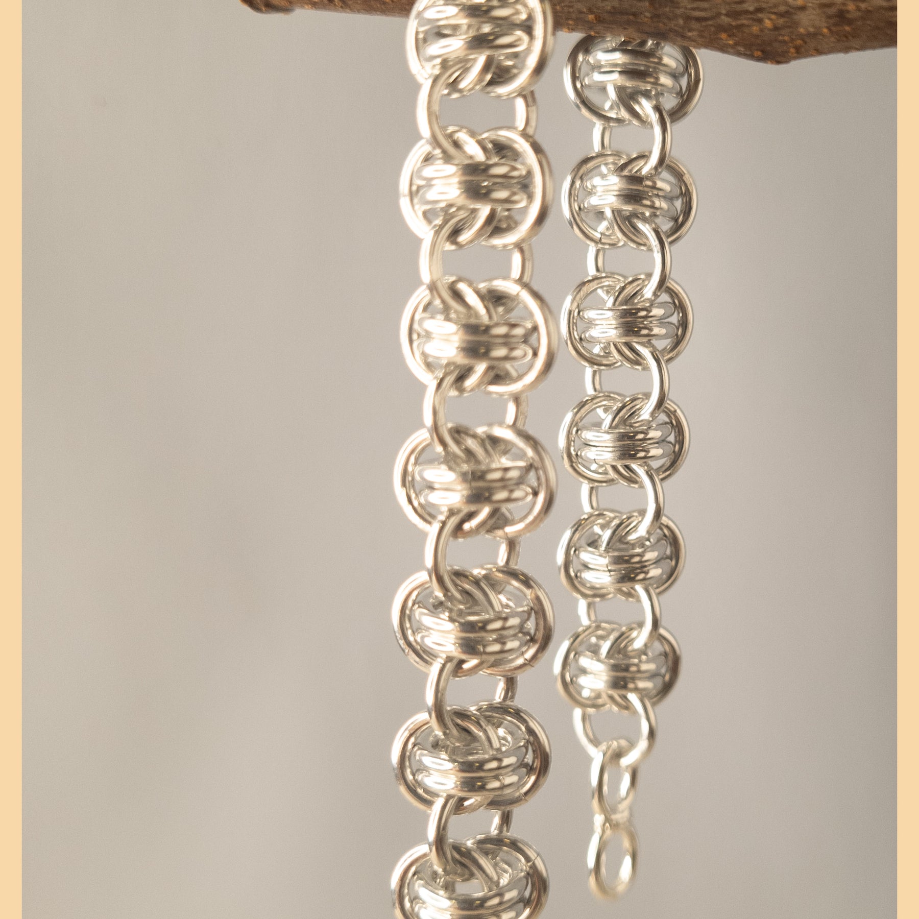 Chainmaille Barrel Weave Bracelet