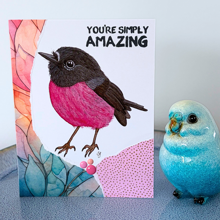 Pink robin 