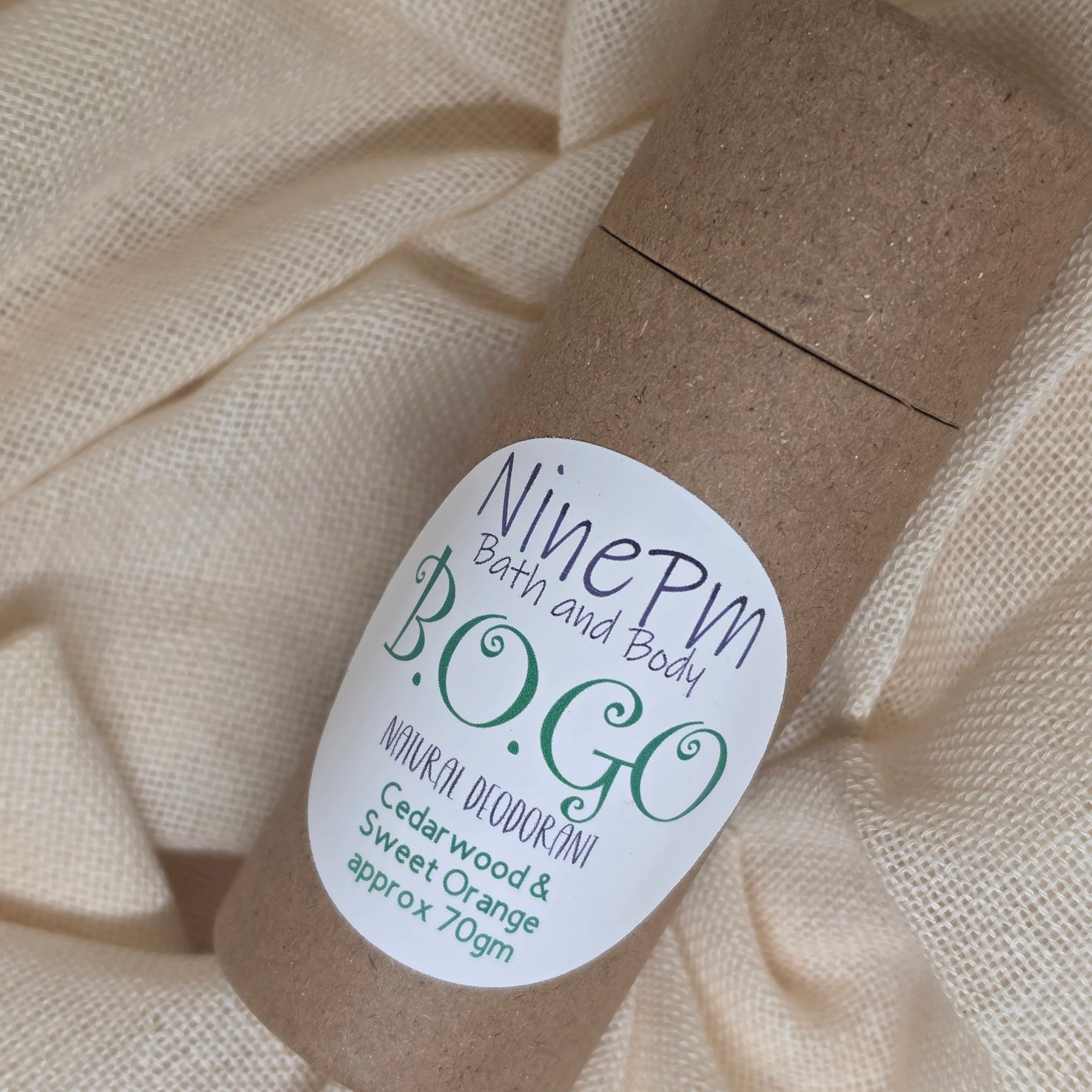 B.O.GO Natural Deodorant Tube (includes Bi-Carb)