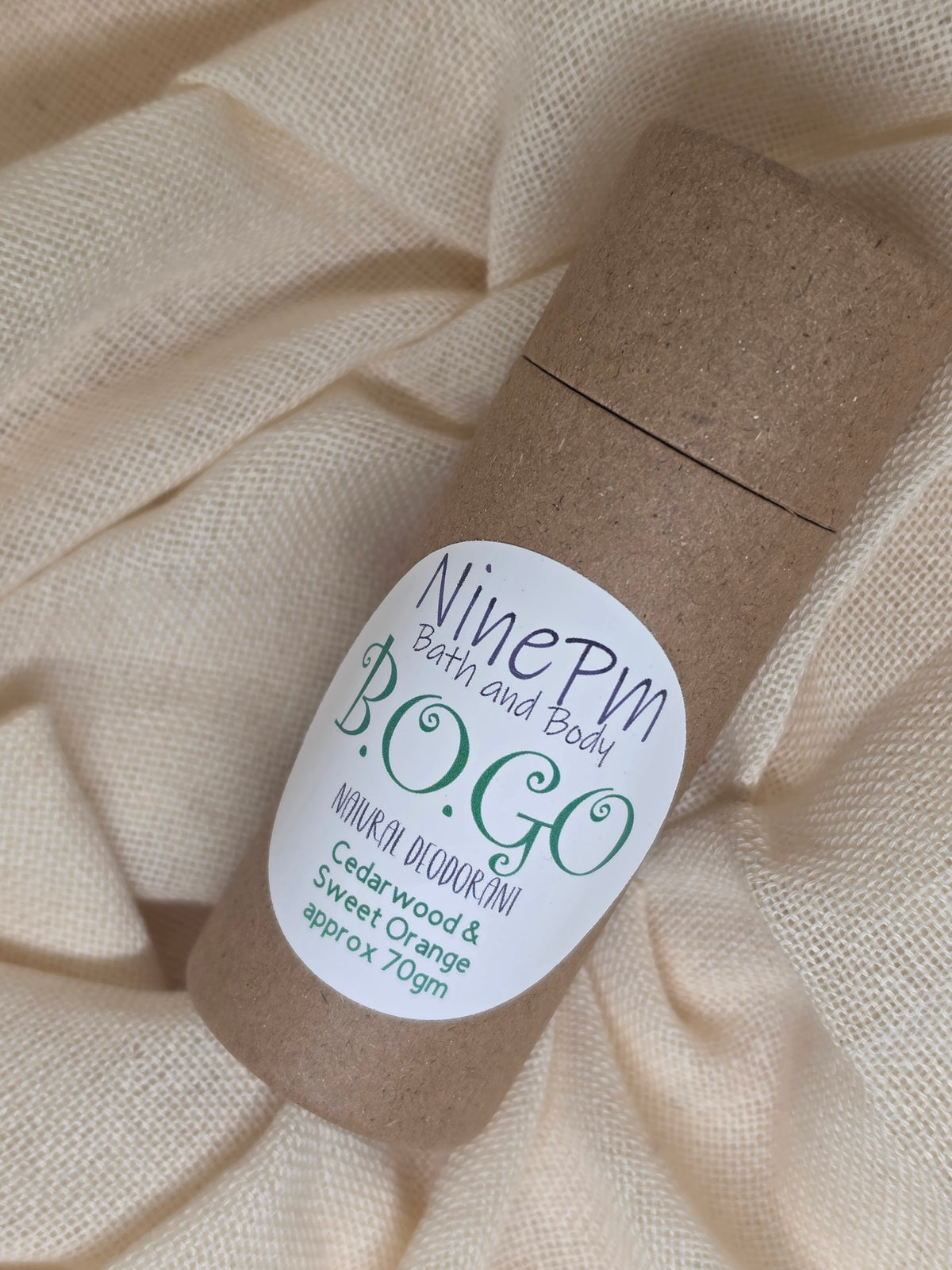 B.O.GO Natural Deodorant Tube (includes Bi-Carb)