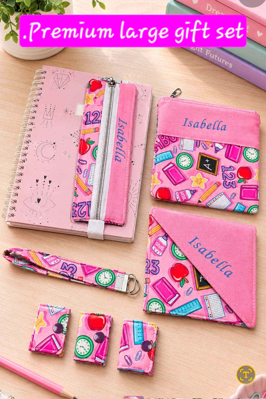Personalized Stationery Gift Set, School and Teachers gift, Chrismas gift surprise