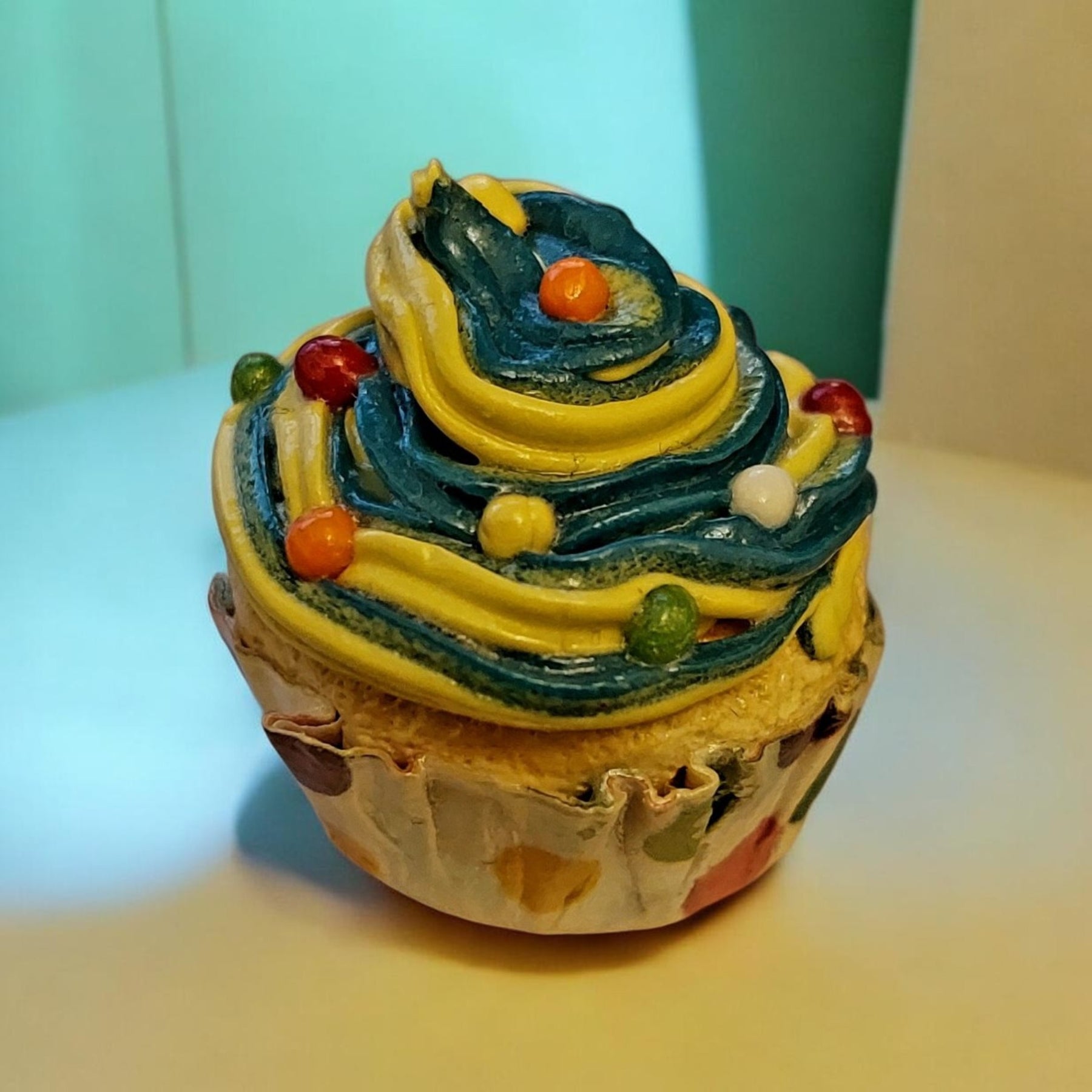 Decorative Fridge Magnets | Polymer Clay Miniature Cupcakes | Food Inspired