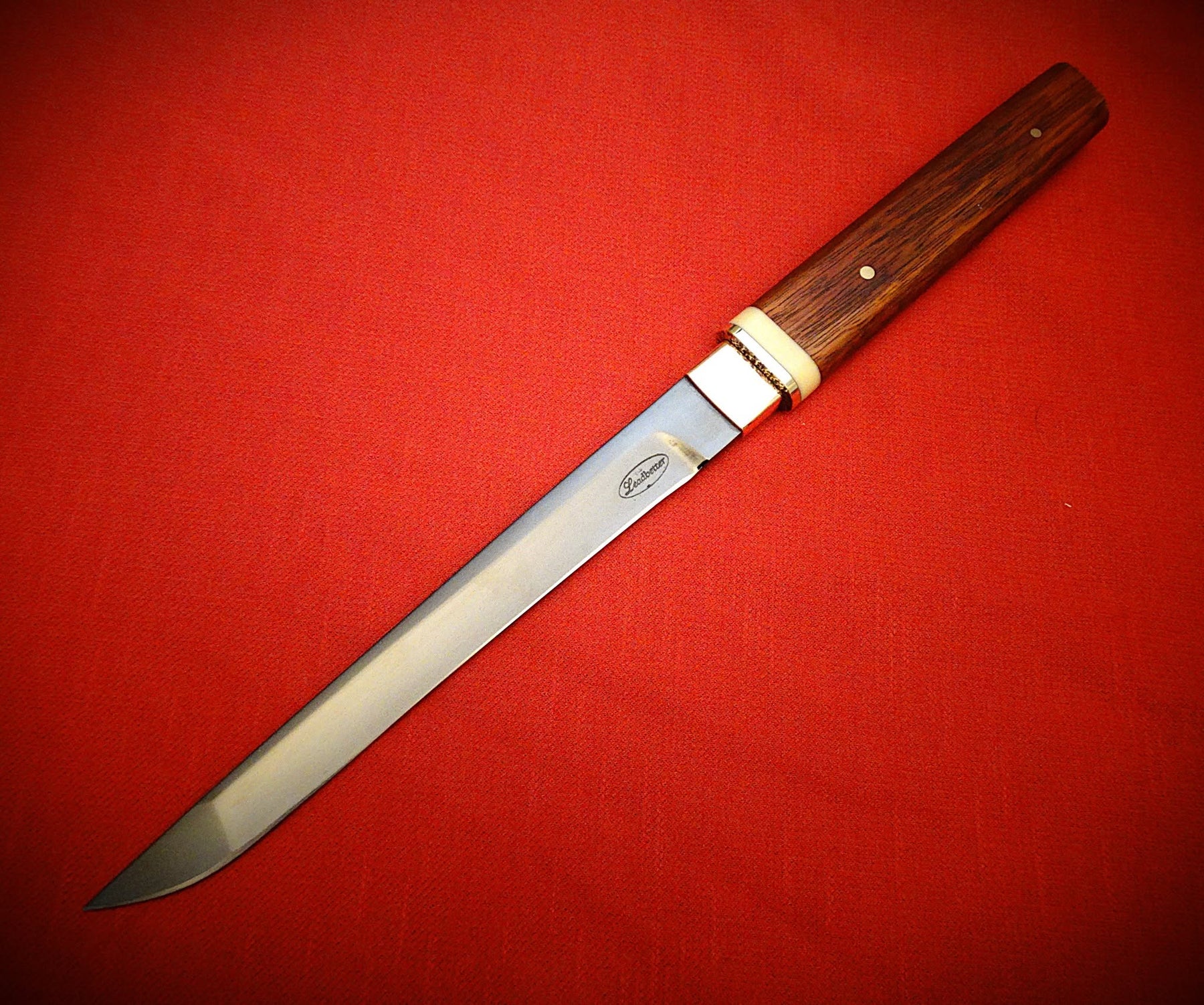 Tanto fixed blade art jarrah timber wood craft