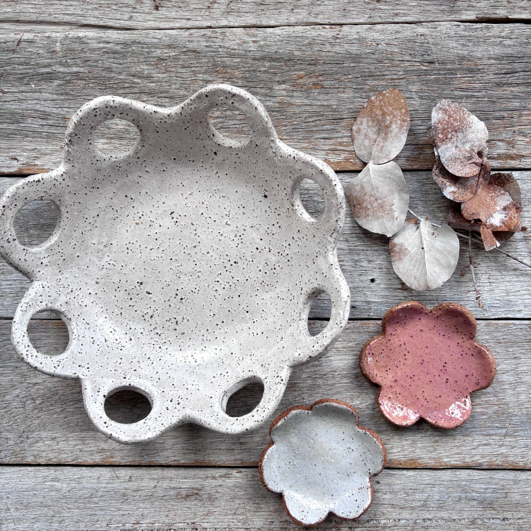 Ceramic Bowl with tealight candle holders | Set of 3 | SPRING SALE BUNDLE |