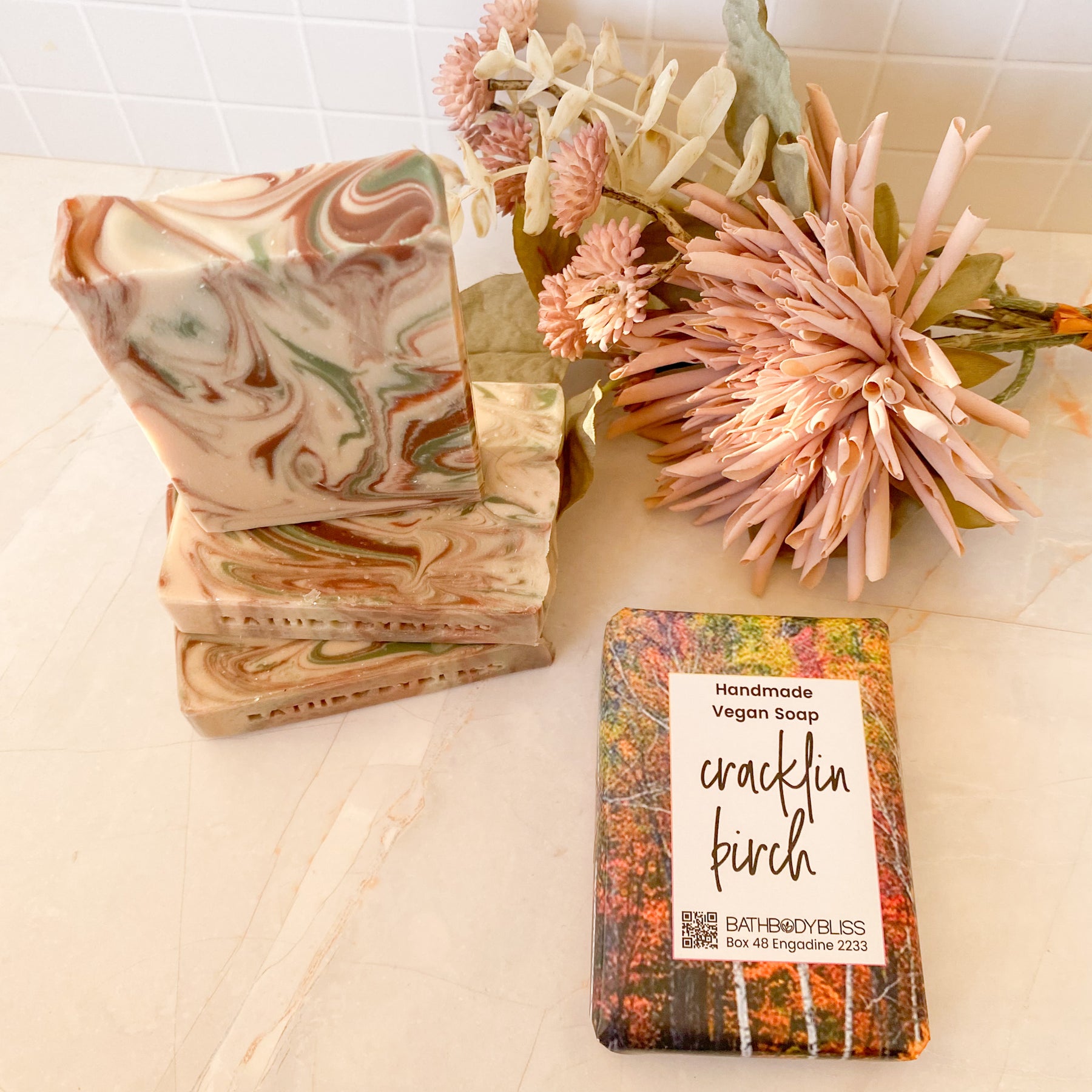 Cracklin' Birch - Handmade Vegan Fragranced Soap