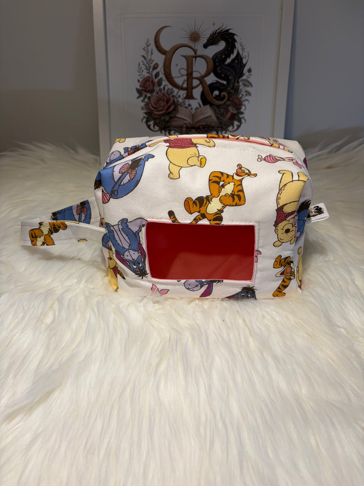 Nappy & Wipes Pouch | Handmade Baby Bag | 💙 Hundred Acre Friends Collection