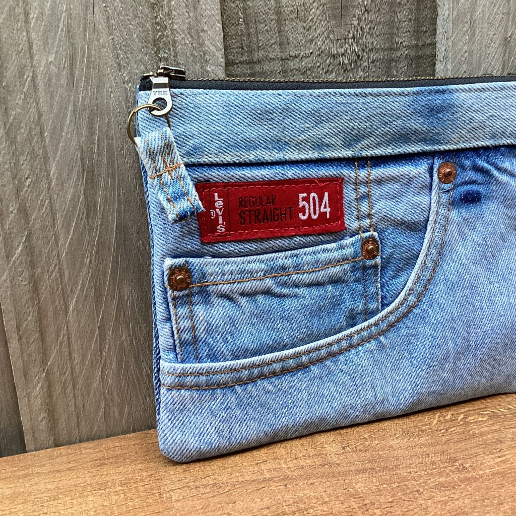 Handmade Upcycled Denim Purse – Levi’s Pocket