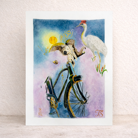 Intuitive Portrait Artwork - Sacred Vision Original Art