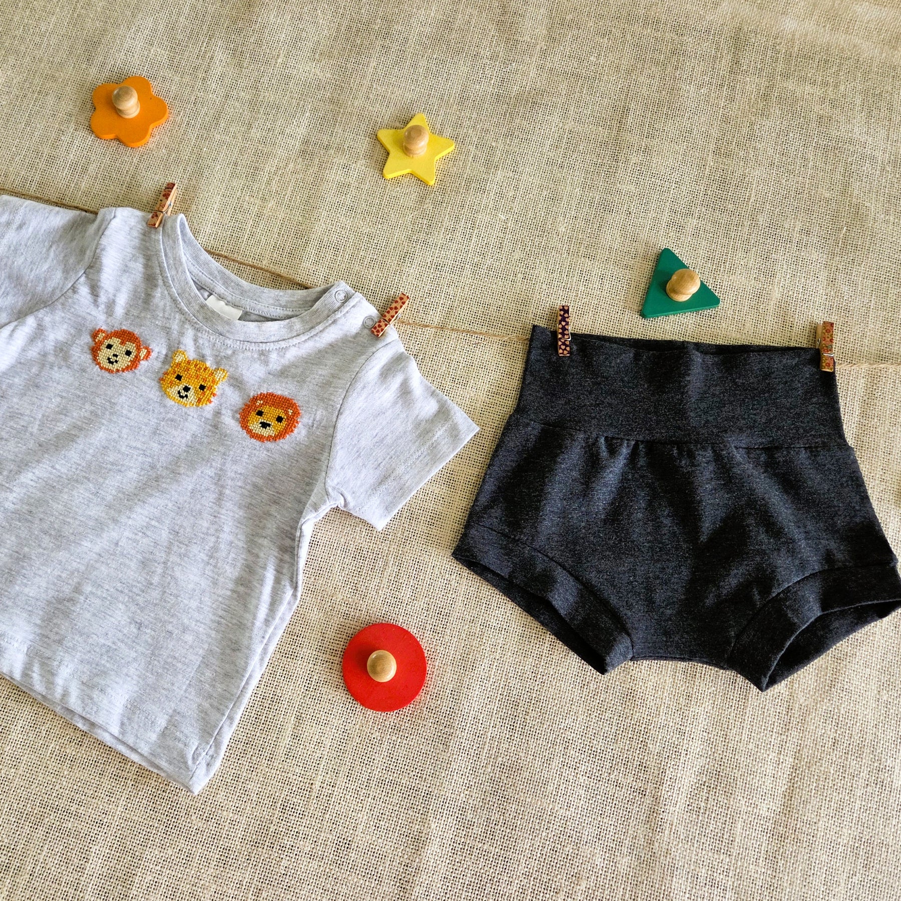 "Jungle Buddies" 3Pce Set (3-6 Months)