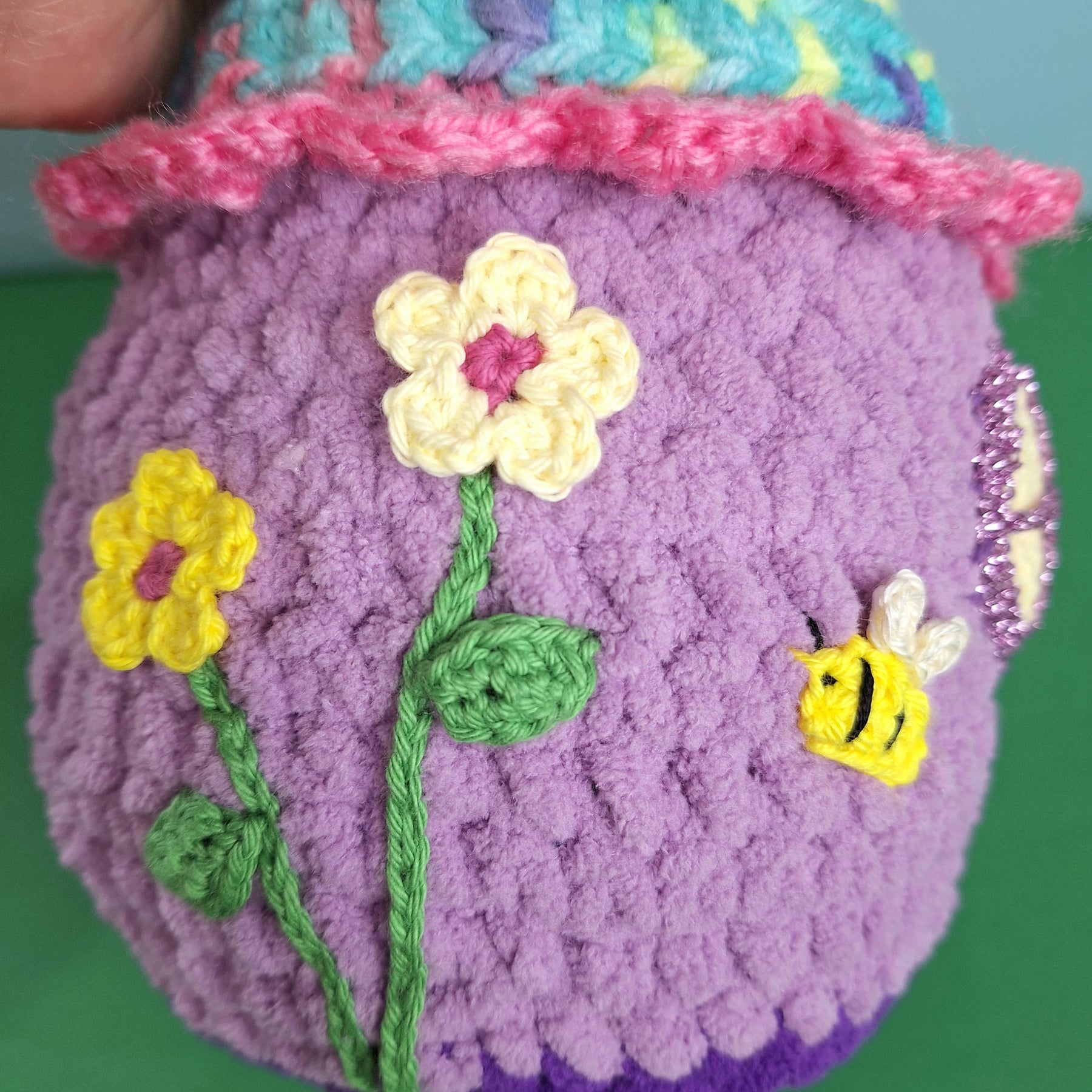 Enchanted Crochet Fairy House Play Set with Two Fairies