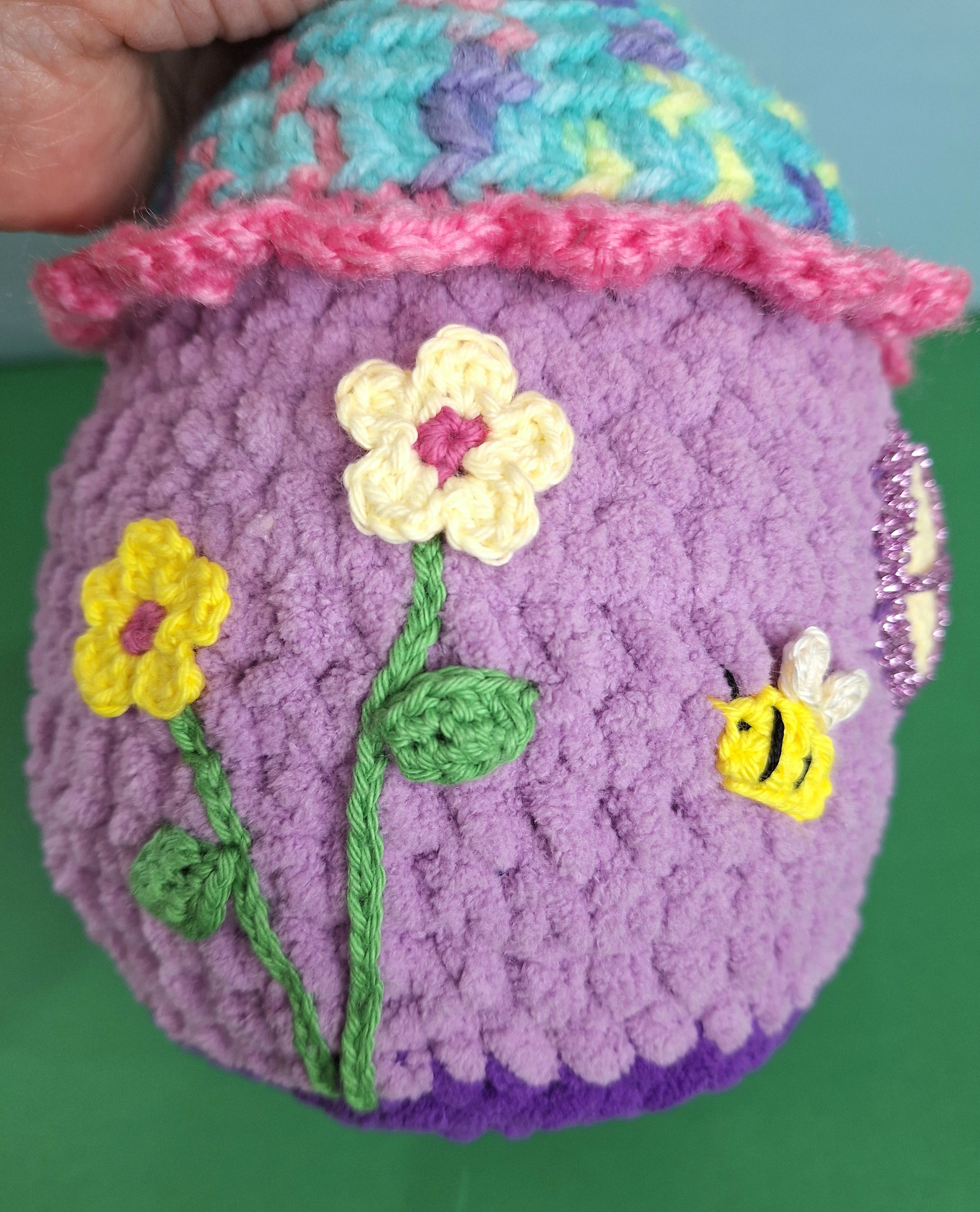 Enchanted Crochet Fairy House Play Set with Two Fairies